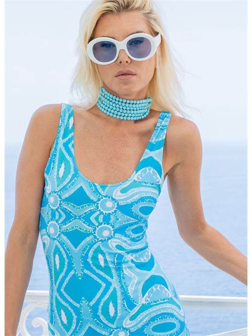 White sunglasses vintage style Capri People | 9030BIANCO